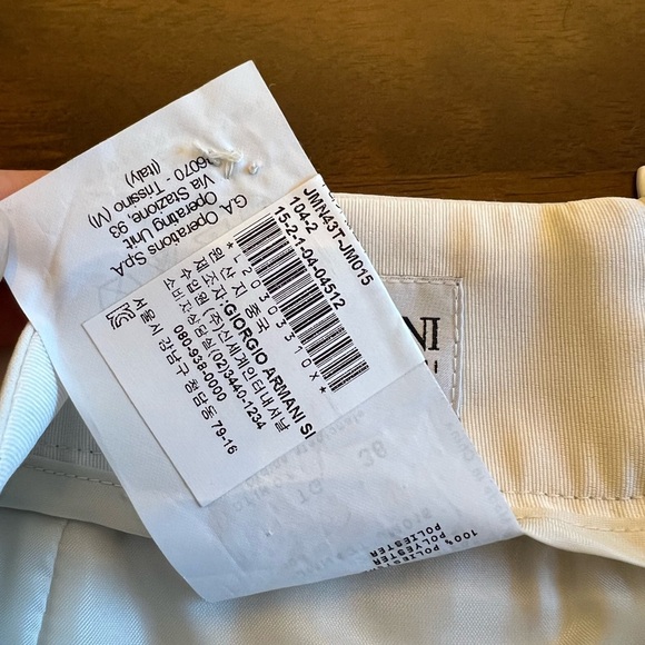 Armani Collezioni White Flounce Mini Skirt Italian SZ 38 (XS/S) Elegant look - Picture 3 of 8